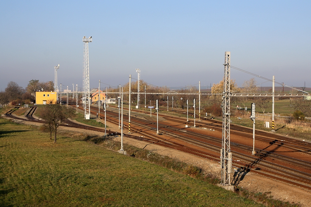 Bahnhof Zajeci am 17.November 2018.