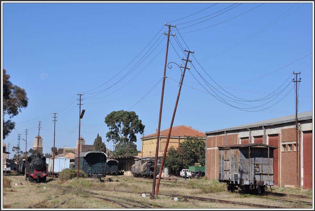 Bahnhofgelände von Asmara. (11.12.2014)