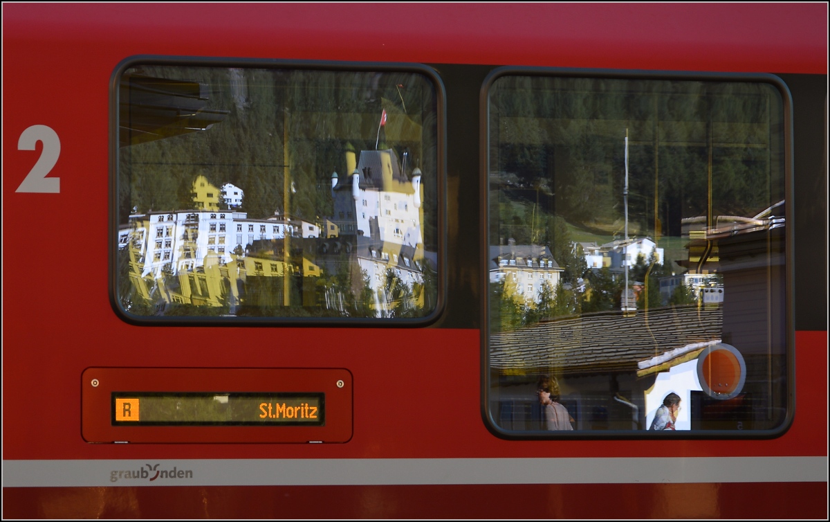 Bahnland Graubünden unter Bedienung aller Klischees... oder was dem geneigten Reisenden so alles im Steuerwagen auffällt.