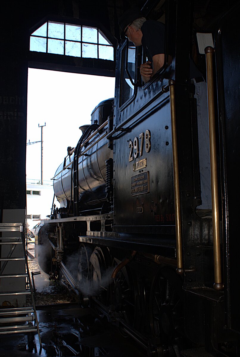 Bahnpark Brugg, SBB Historic: C 5/6 2978 (SLM, Nr. 2612, 1917), Brugg, 23. Mai 2026 (Bahnpark Brugg,  Tage der offenen Tore , 23./24. Mai 2026).