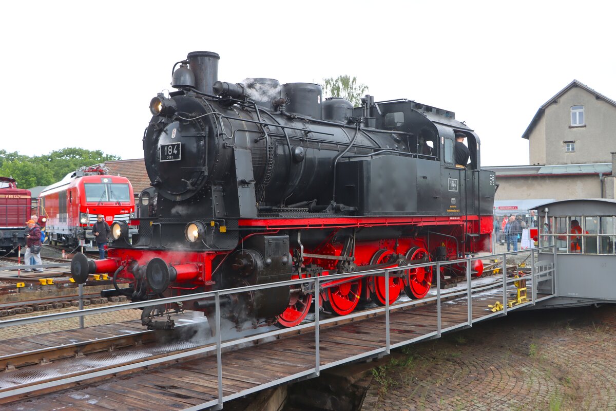 Bahnwelt Darmstadt Kranichstein DME 184 am 16.05.26 bei den Kranichsteiner Bahnwelttagen