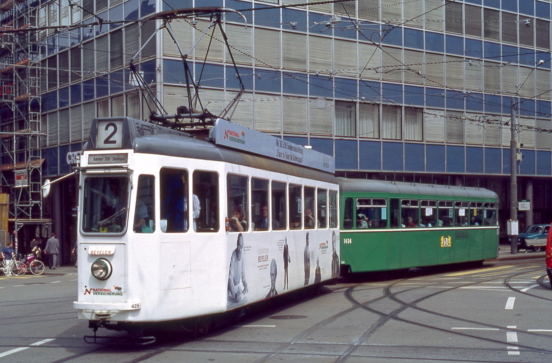 Basel 425 + 1434, St.Alban Graben, 13.05.1999.