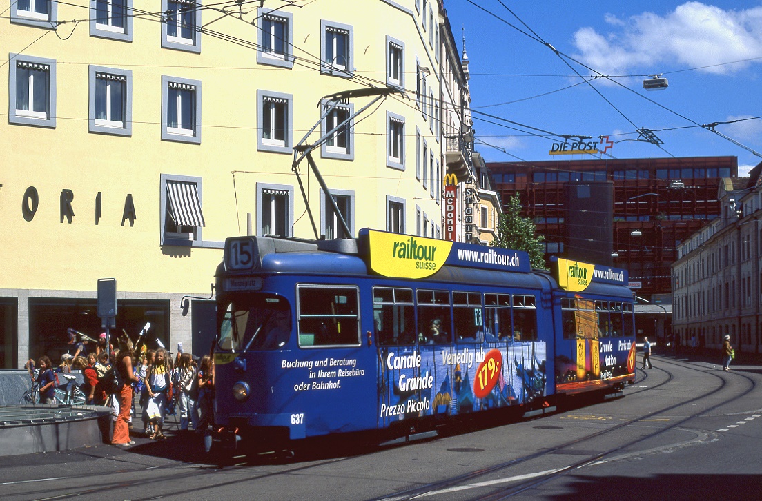 Basel 637, Centralbahnplatz, 04.07.2004.