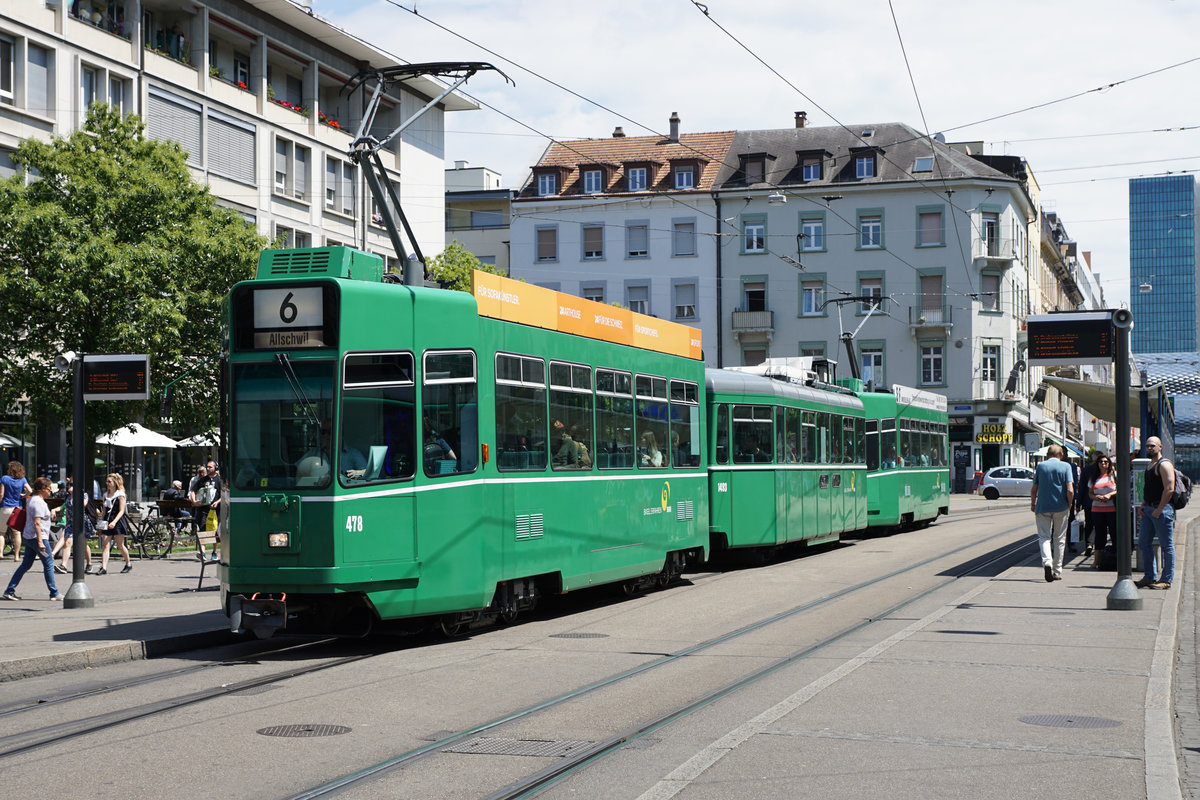 Basler Verkehrsbetriebe/BVB.
Impressionen vom 31. Mai 2019.
Foto: Walter Ruetsch