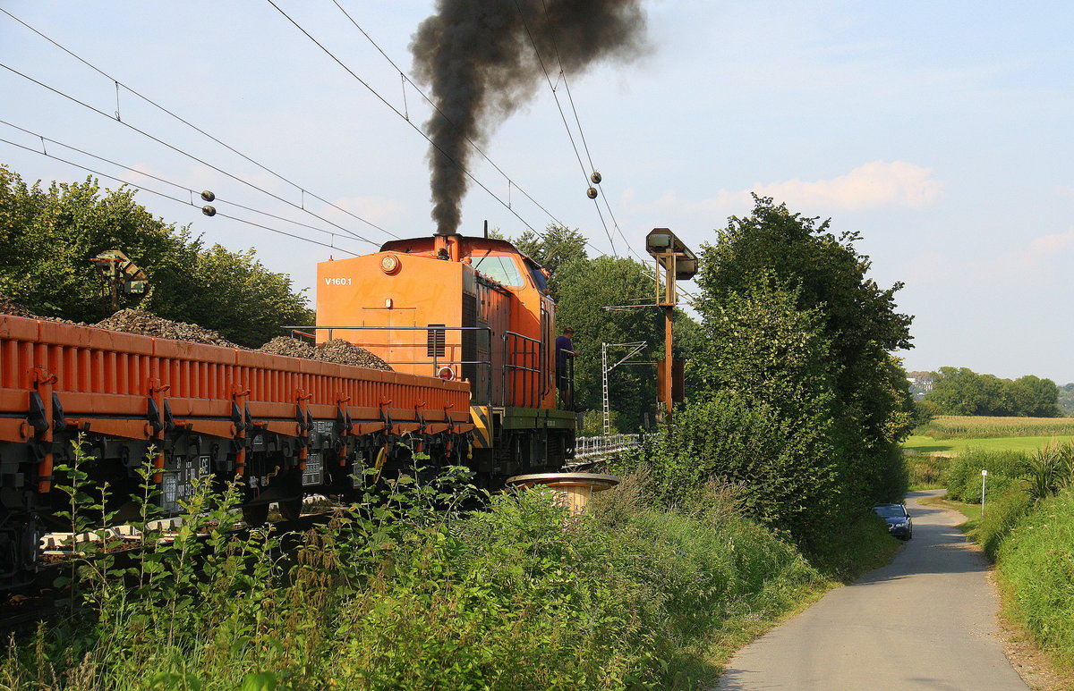 Bauarbeiten am Gemmenicher-Weg.
Aufgenommen an der Montzenroute am Gemmenicher-Weg. 
Bei Sommerwetter am Nachmittag vom 28.8.2017.