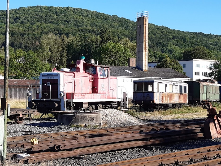Baureihe 360 gesichtet in Ebermannstadt am 31.07.2020.