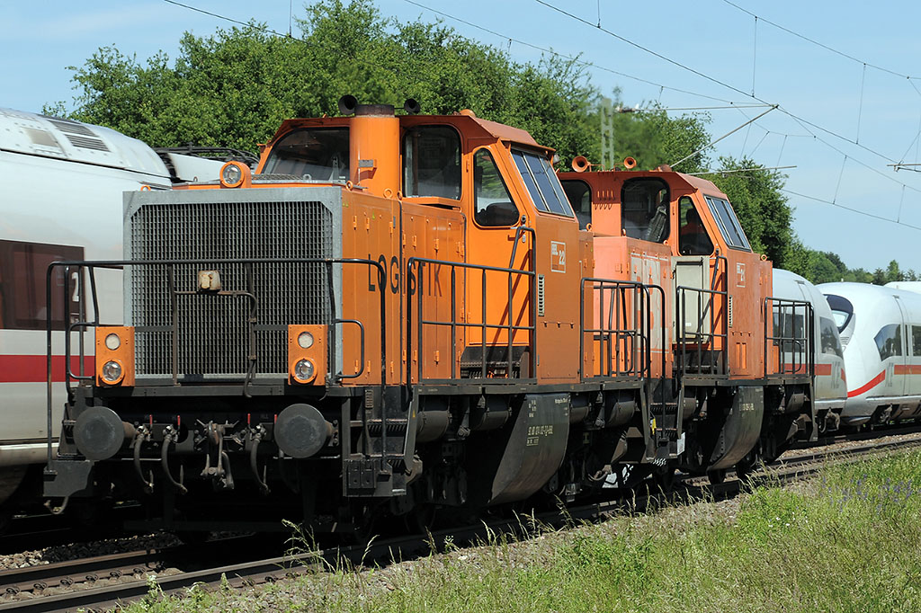 BBL 214 012-7 & 214 XXX-X Lokzug bei Ebersbach 02.06.2019