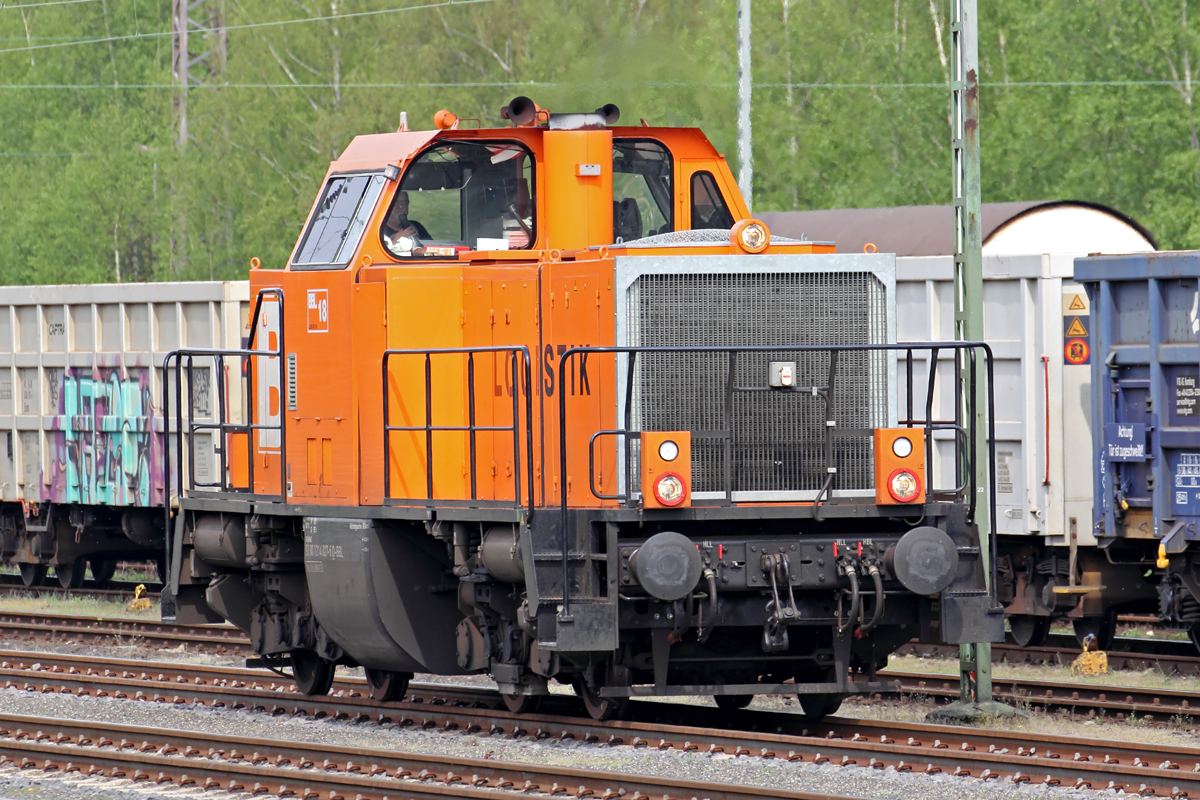 BBL 214 027-5 in Düsseldorf-Rath 12.4.2014