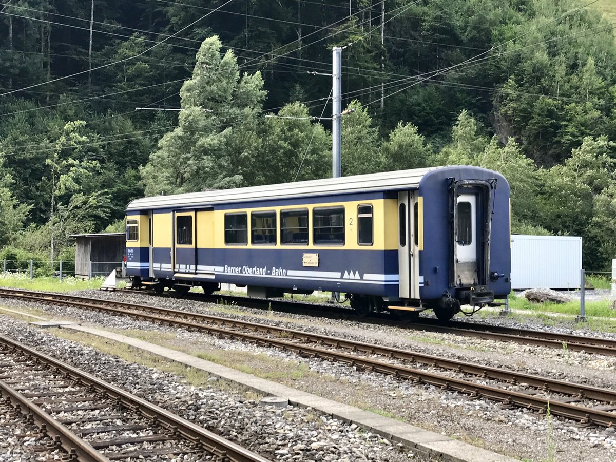 BDt 403 am 23.7.17 alleine in Zweilütschinen abgestellt.
