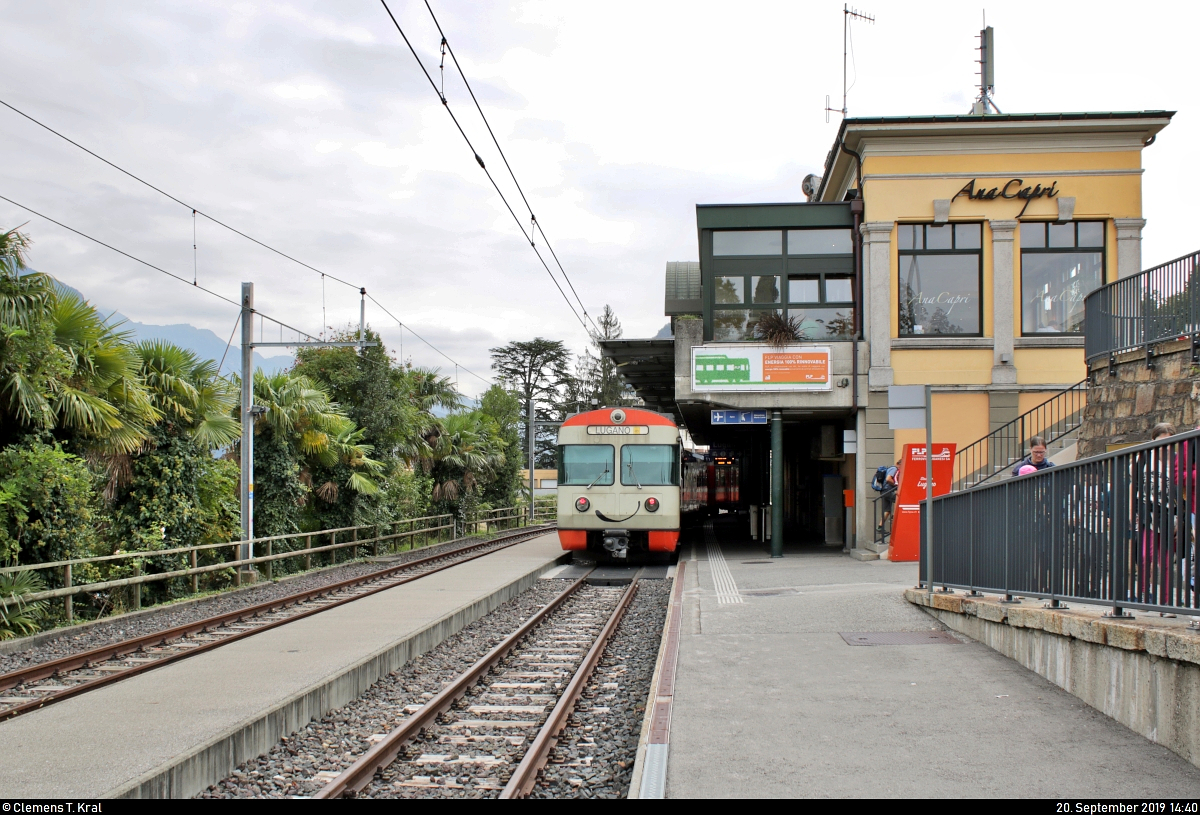 FLP Regio nach Ponte Tresa mit dem Triebwagen Be 4/12 24 bei der