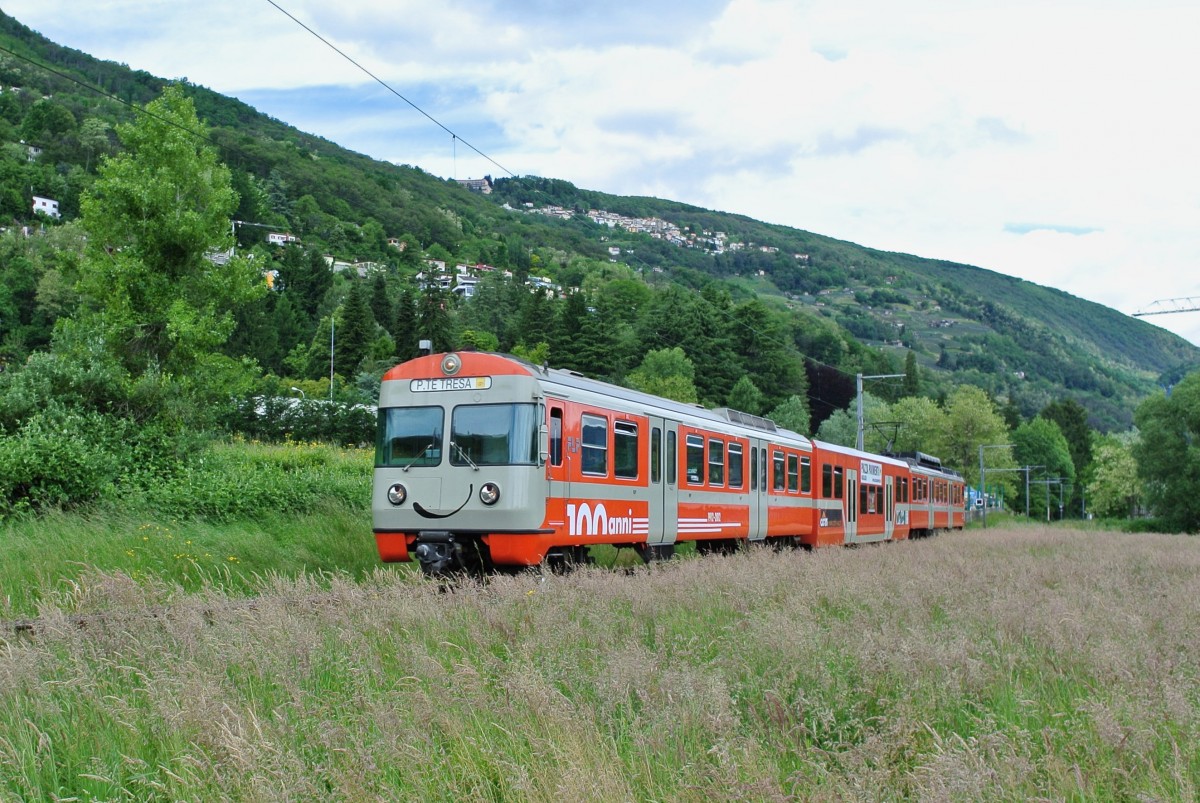 Be 4/12 21 bei Agno, 13.05.2014.
