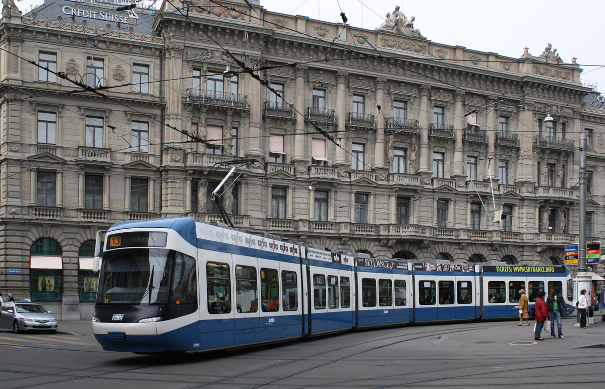 Be 5/6 3011 am Paradeplatz am 23.04.2010.