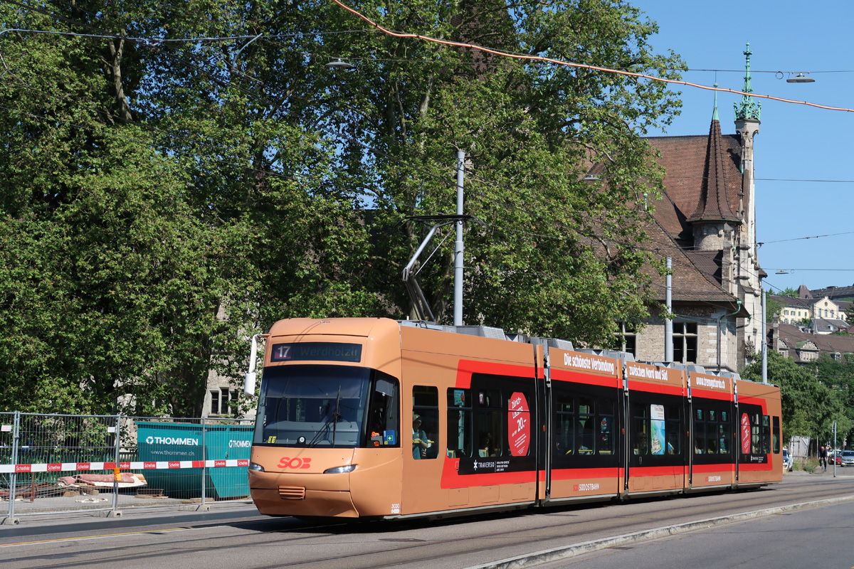 Be 5/6 3030 zwischen Bahnhofquai/HB und Sihlquai/HB in Zürich am 12.06.2023.