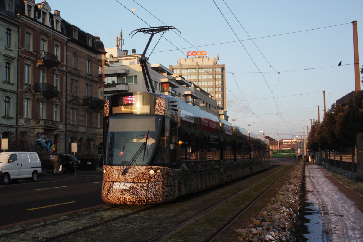 Be 6/10 - 171 in der Münchensteinerstraße am 22.01.2016