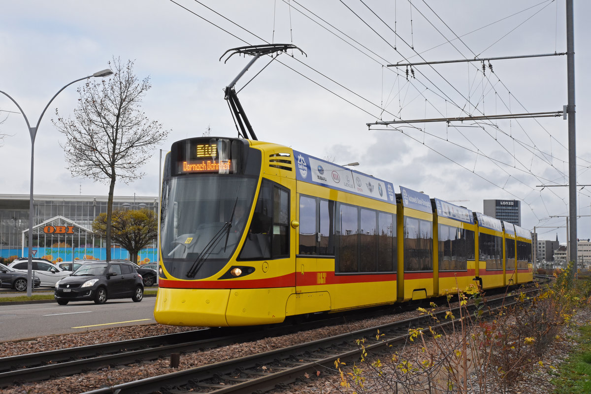 Be 6/10 Tango 188, auf der Linie 10, fährt zur Haltestelle M-Parc. Die Aufnahme stammt vom 08.12.2018.