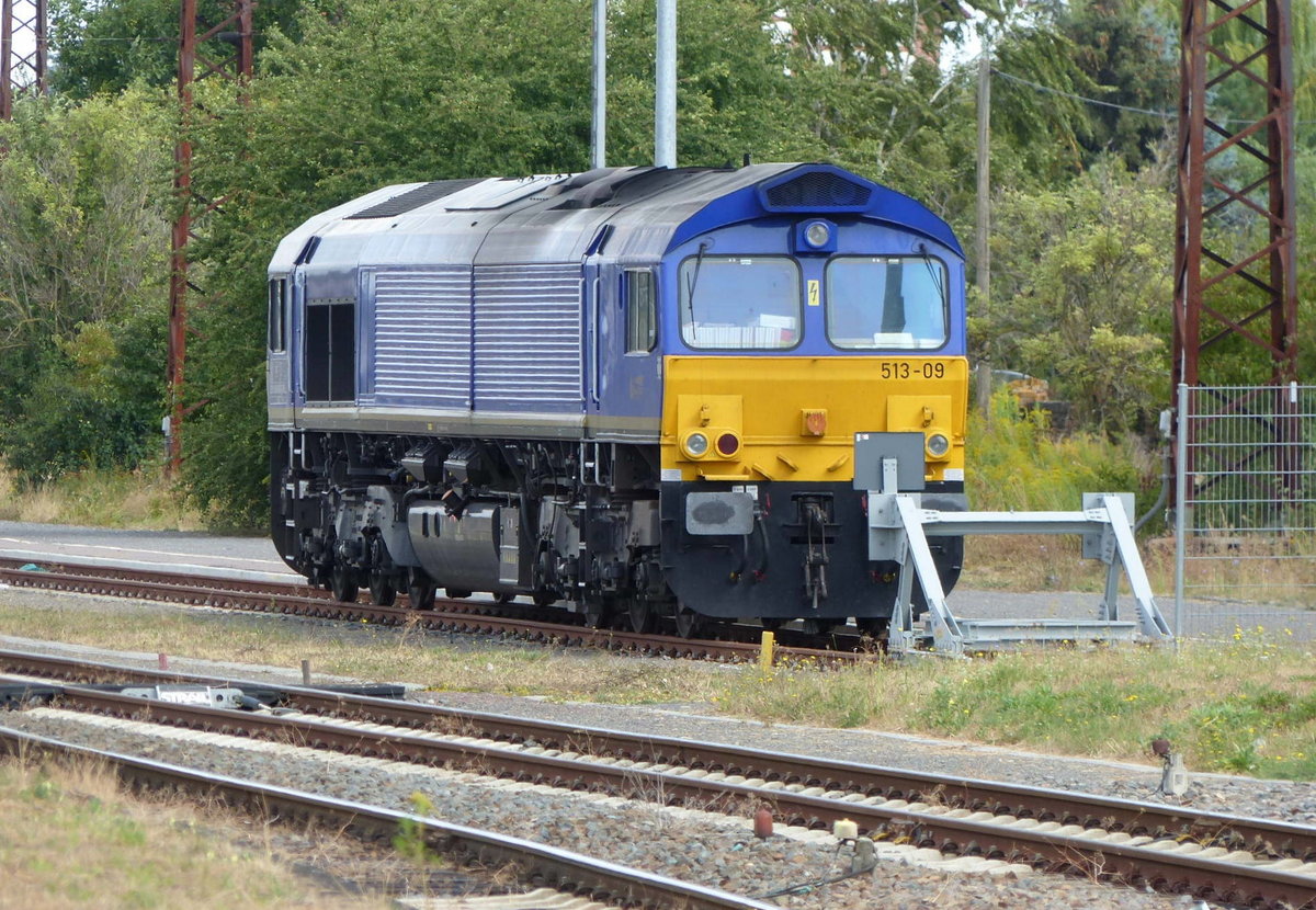 Beacon Rail Leasing Ltd. 513-09 (92 80 1266 036-3 D-BRLL), am 25.08.2018 in Großkorbetha.