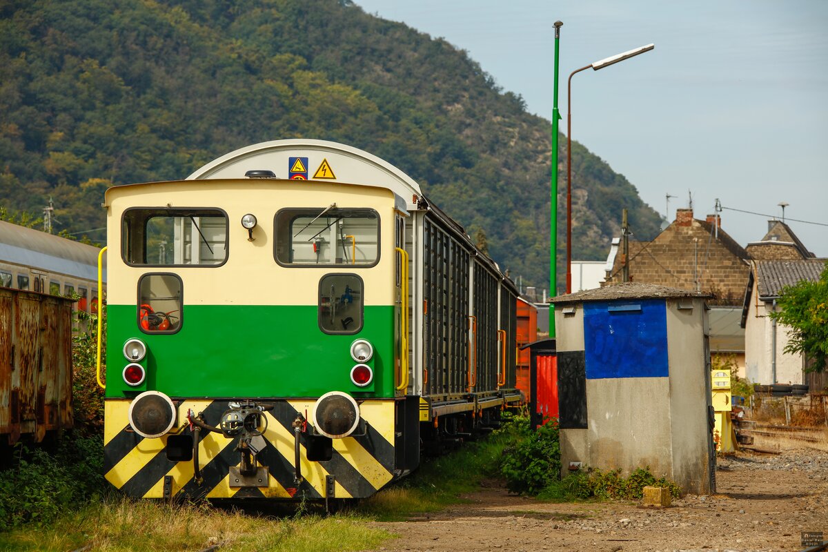 BEG Diesellok in Brohl, September 2021.