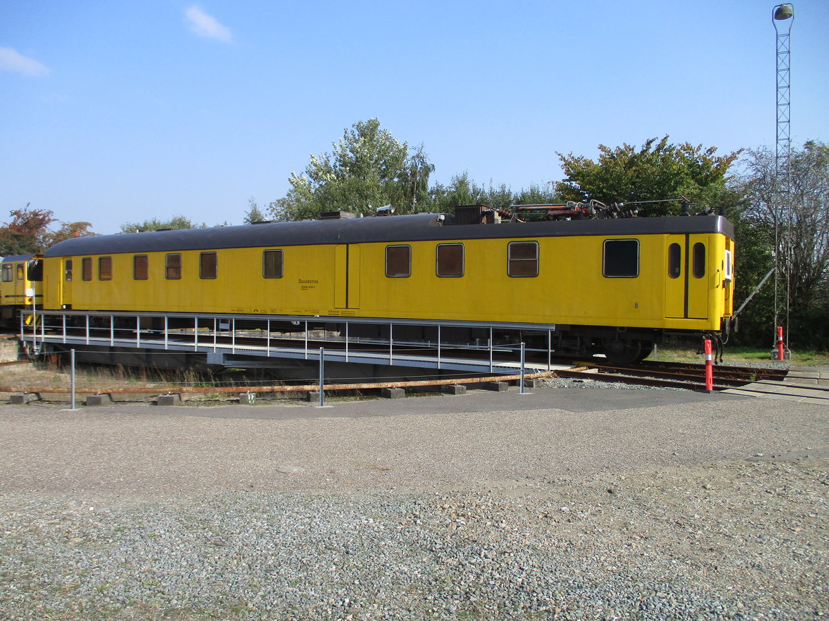 Begleitwagen auf der Padborger Drehscheibe abgestellt am 23.September 2020.
