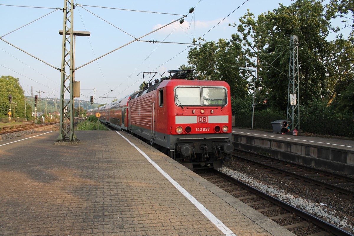 Bei der Einfahrt in Stuttgart Vaihingen am 10.07.2013