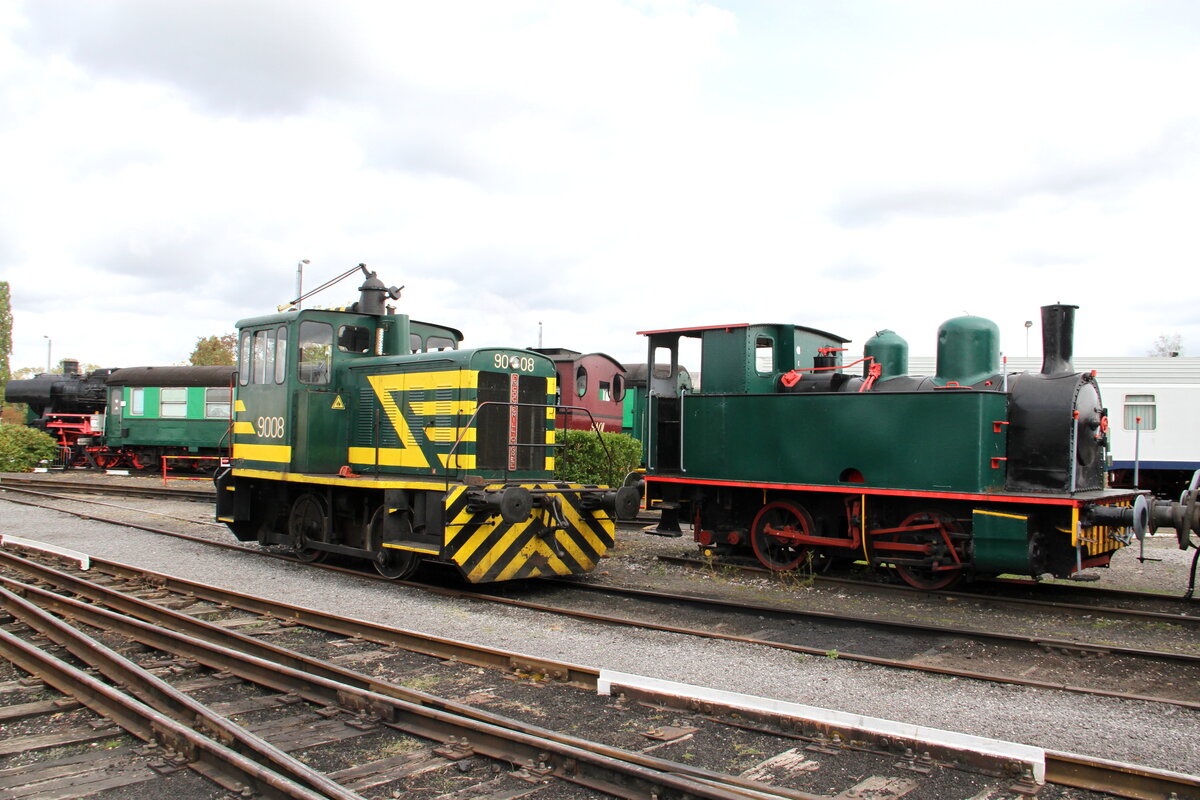 Belgiën Chemin de fer à vapeur des 3 vallées CFV3V
Lok 9008 in Mariembourg 
22/9/2018