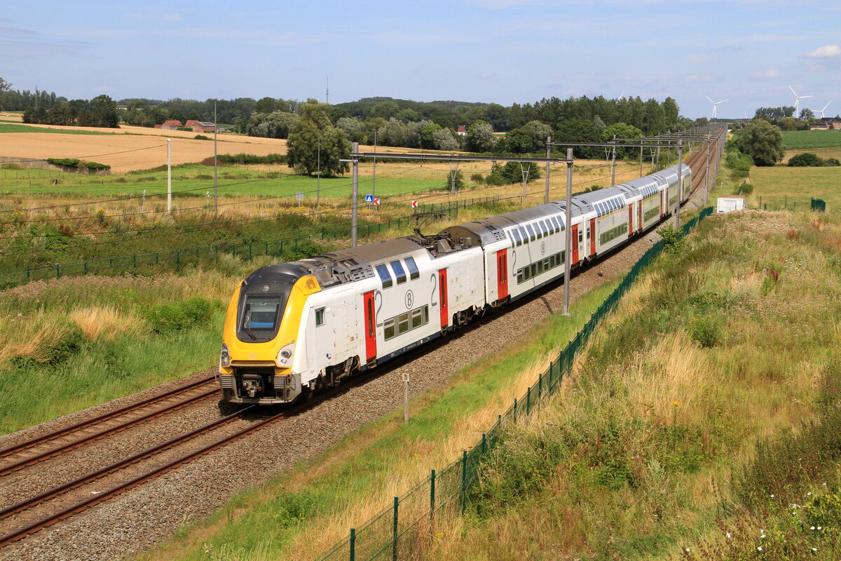 Belgiën, SNCB
IC 3236 Sint-Niklaas - Kortrijk in Rebecq
22/7/2024