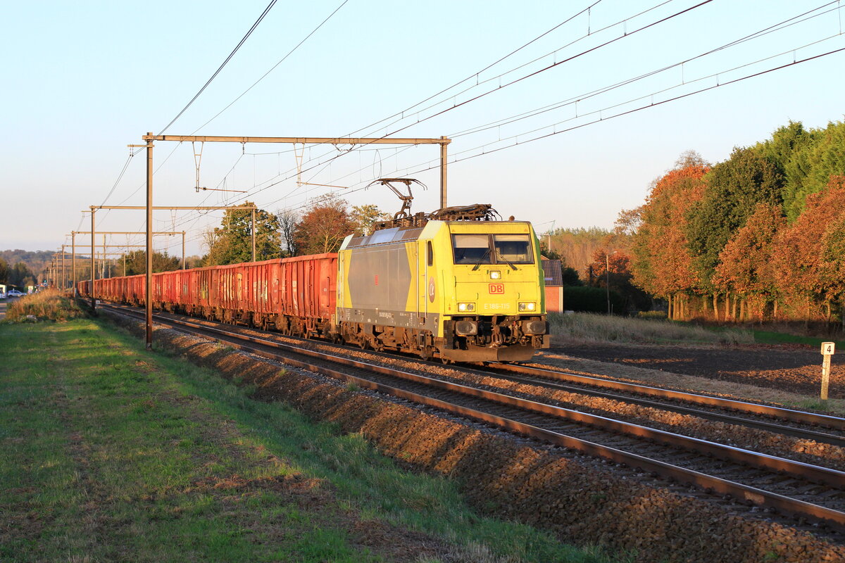 Belgiën
Lok 186115 DBC mit Eaos zug in 's Herenelderen
23/10/2024
