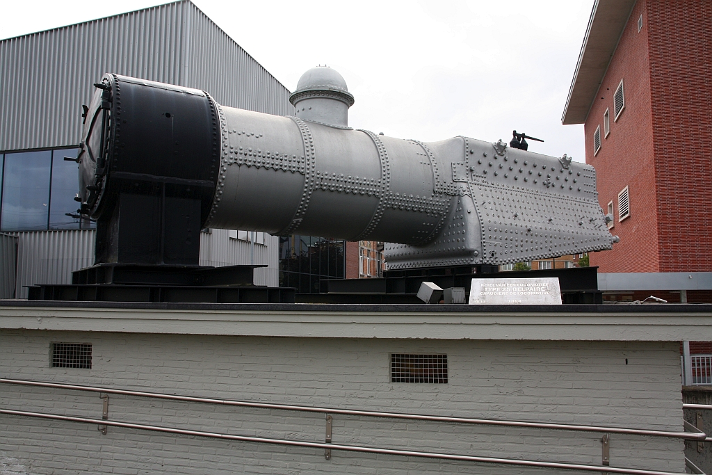 Belpaire-Feuerraum Kessel einer Lok-Type 25 am 23.Juli 2026 in der Train World beim Gare Schaerbeek.