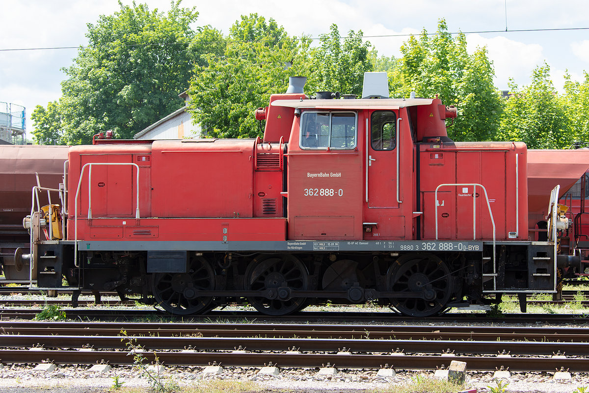 BEM, Diesel-Lok, 362 888-0, 30.05.2019, Nördlingen



