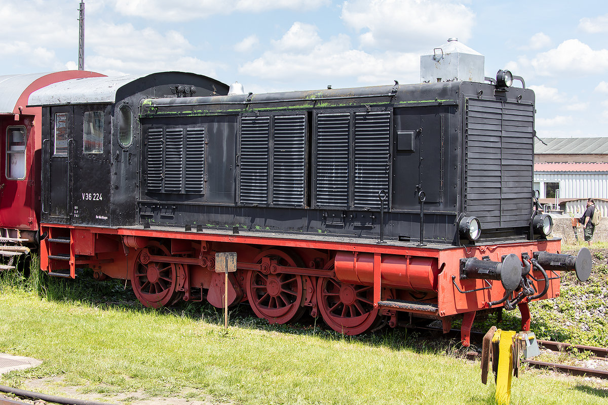 BEM, Diesel-Lok, V36 224, 30.05.2019, Nördlingen


