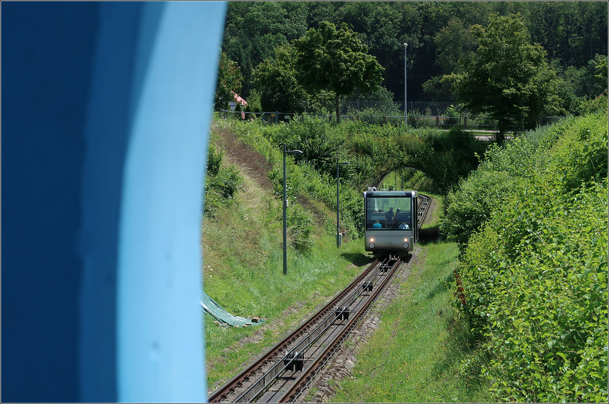 Bergbahn Künzelsau -

Diese Bahn wird gleich in die Bergstation einfahren.

29.07.2021 (M)
