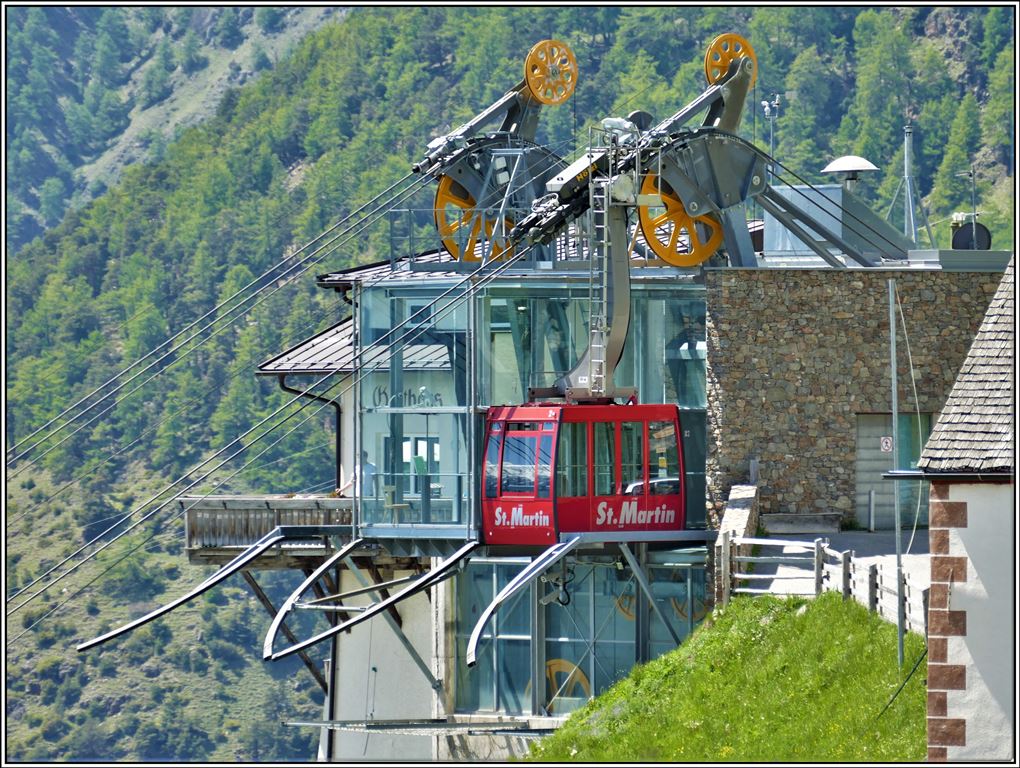 Bergstation und Restaurant St.Martin/San Martino 1740m. (03.06.2019)