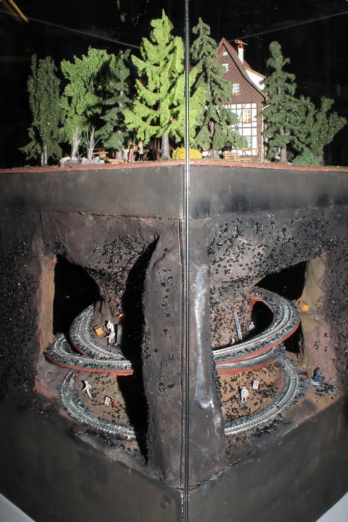 Bergwerksanlage (Vorderseite) auf der Internationale Modellbahnausstellung der IGM Kaarst, 23.02.2013