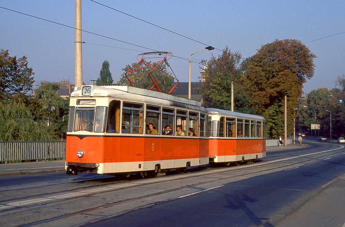 Berlin 217 267 + 267 213, Lindenstraße, 10.10.1991.