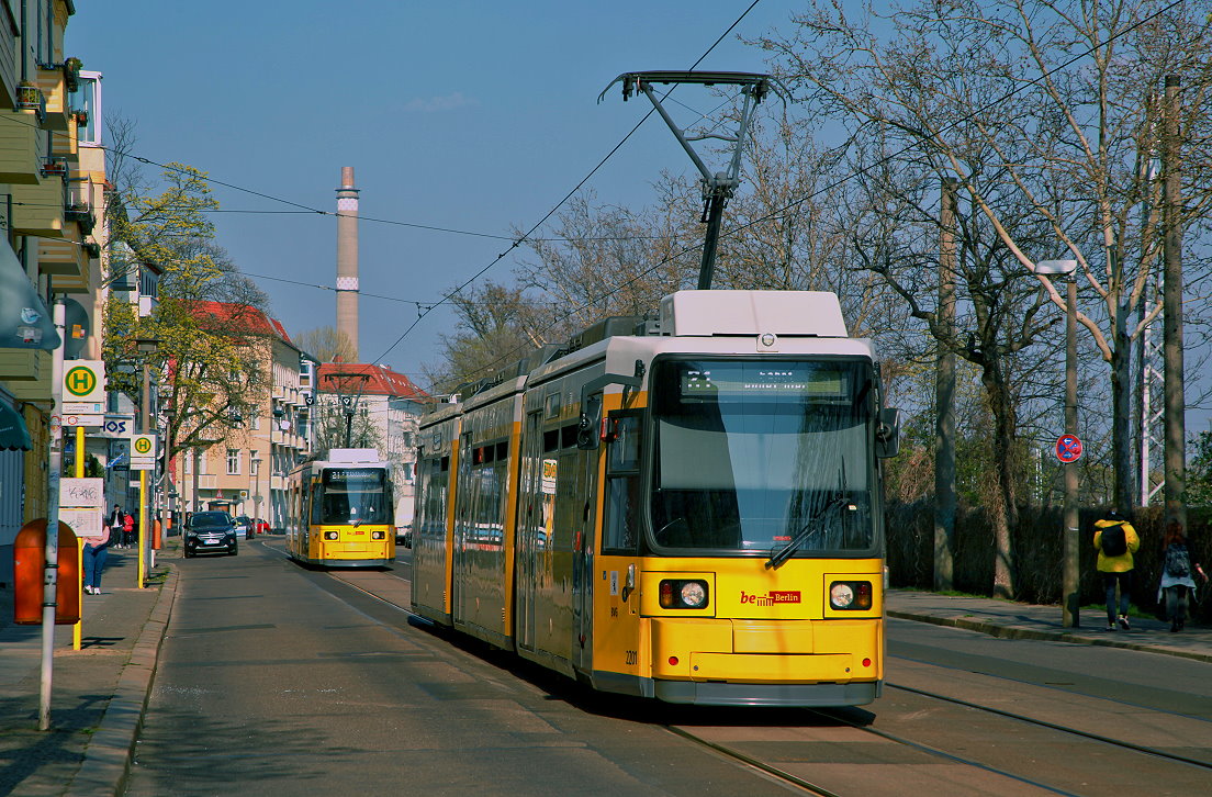 Berlin 2201, Gudrunstraße, 06.04.2019.

