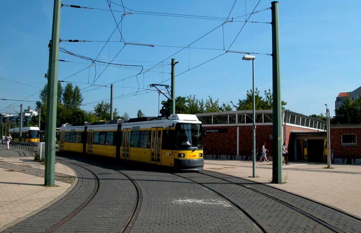 Berlin BVG SL M10 Nordbahnhof am 25. Juli 2012.