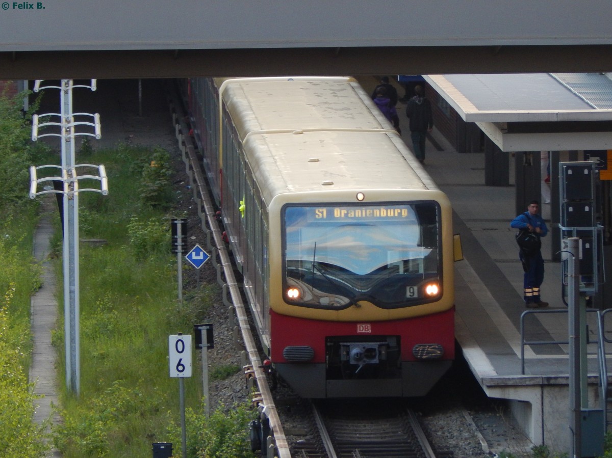 Berliner S-Bahn in Berlin Gesundbrunnen am 07.05.2015