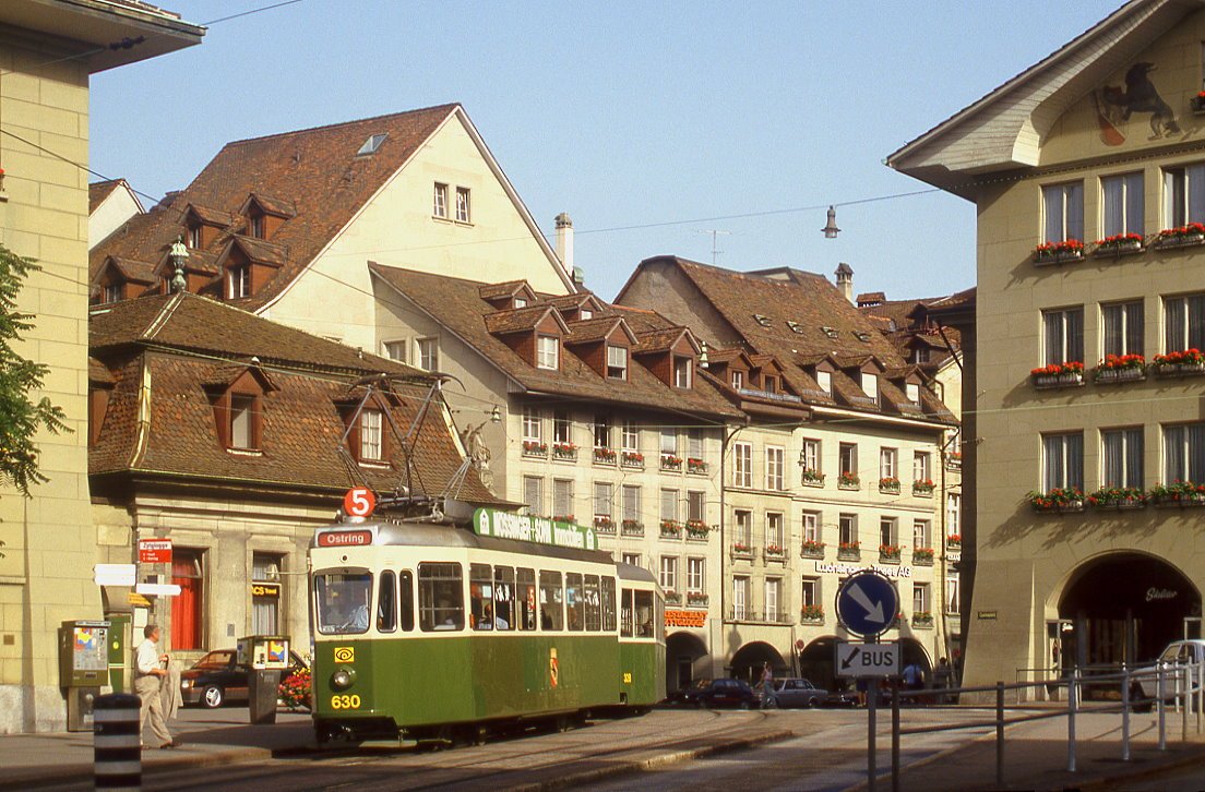 Bern 630 + 328, Casino Platz, 17.08.1987.