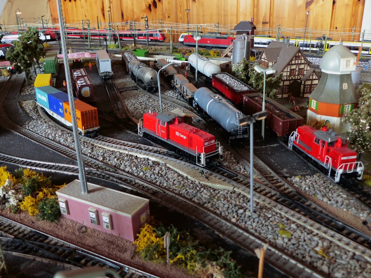 Betrieb im Güterbahnhof mit 290 und 363, Sommer 2021