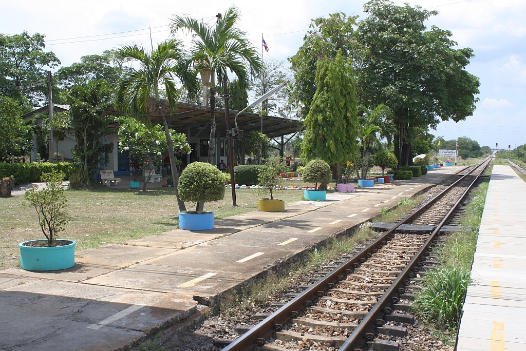 Bf. Bang Nam Prieo, Blickrichtung Aranyaphrathet, am 29.Mai 2013.