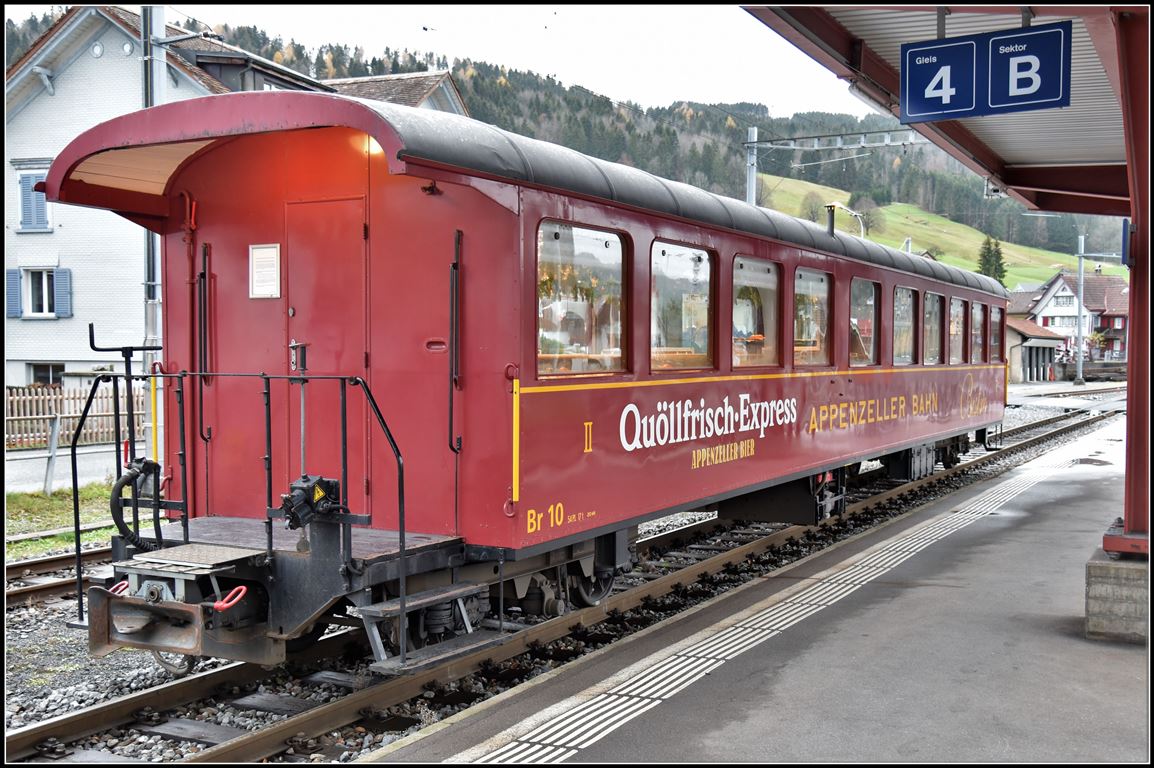 Bistrowagen Br 10 in Appenzell. (02.12.2018)