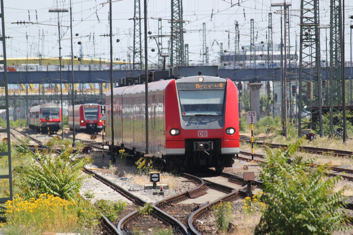 Blick in die Abstellanlage von Mannheim Hauptbahnhof am 14.06.2017.