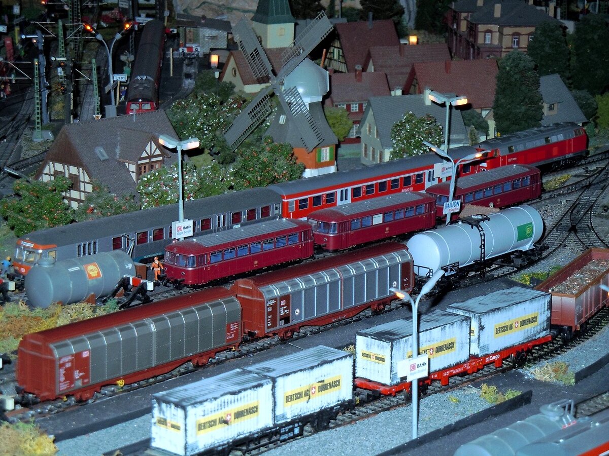 Blick in die Abstellgruppe, Winter 2013