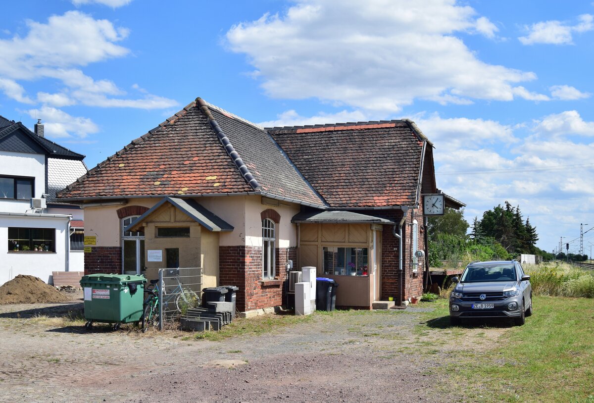Blick auf den BÜ Posten in Lübs.

Lübs 21.07.2020