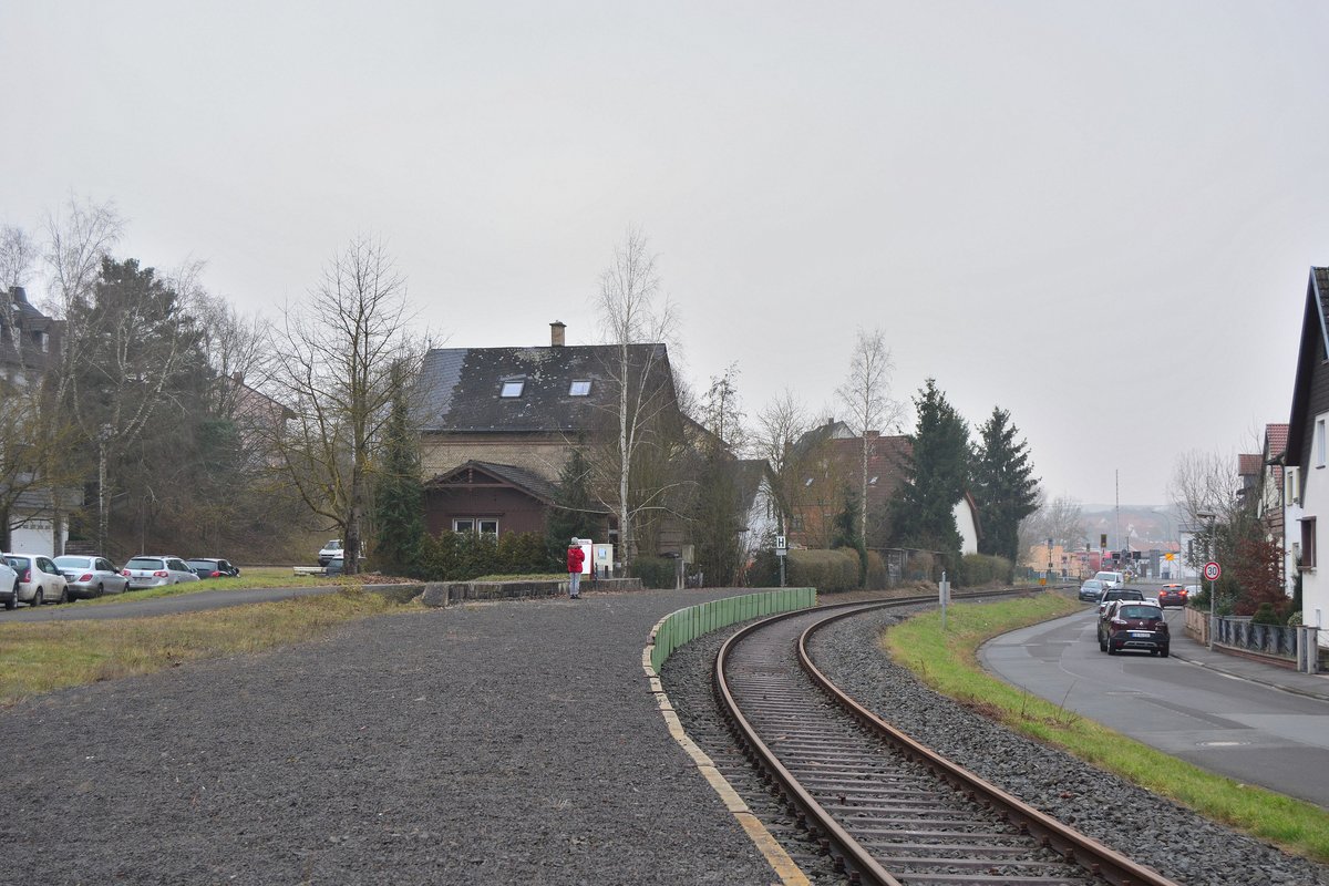 Blick auf den Haltepunkt Mainzlar

Mainzlar 17.12.2016