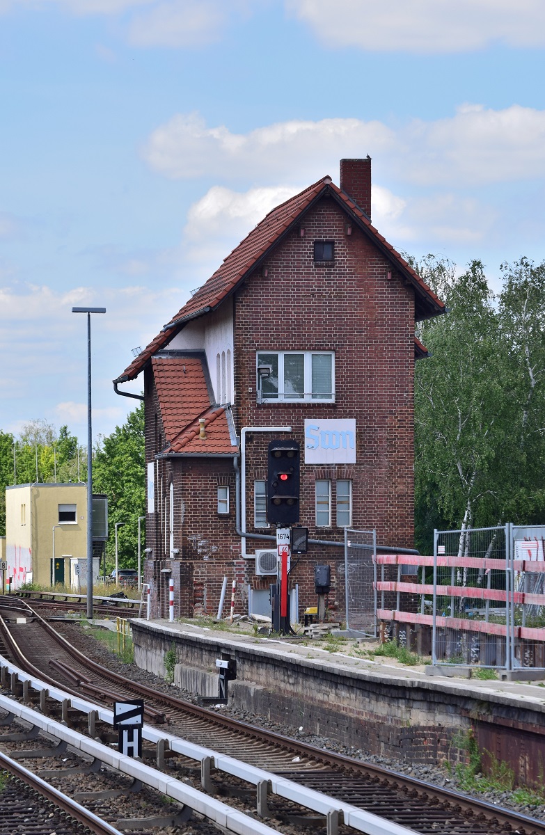 Blick auf das Stellwerk Schöneweide Nord am 13.7.2020

Berlin 13.07.2020