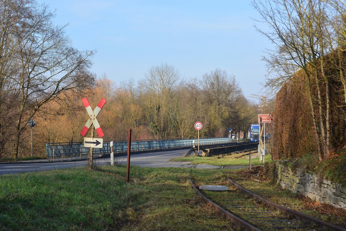 Blick von Enzvaihingen nach Vaihingen an der Brücke über die Enz.

Enzvaihingen 28.12.2019