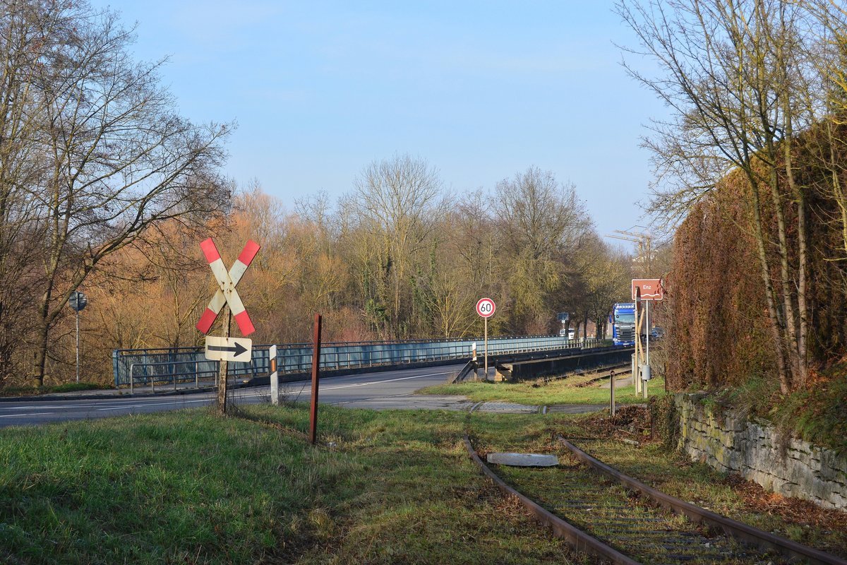 Blick von Enzvaihingen nach Vaihingen an der Brücke über die Enz.

Enzvaihingen 28.12.2019