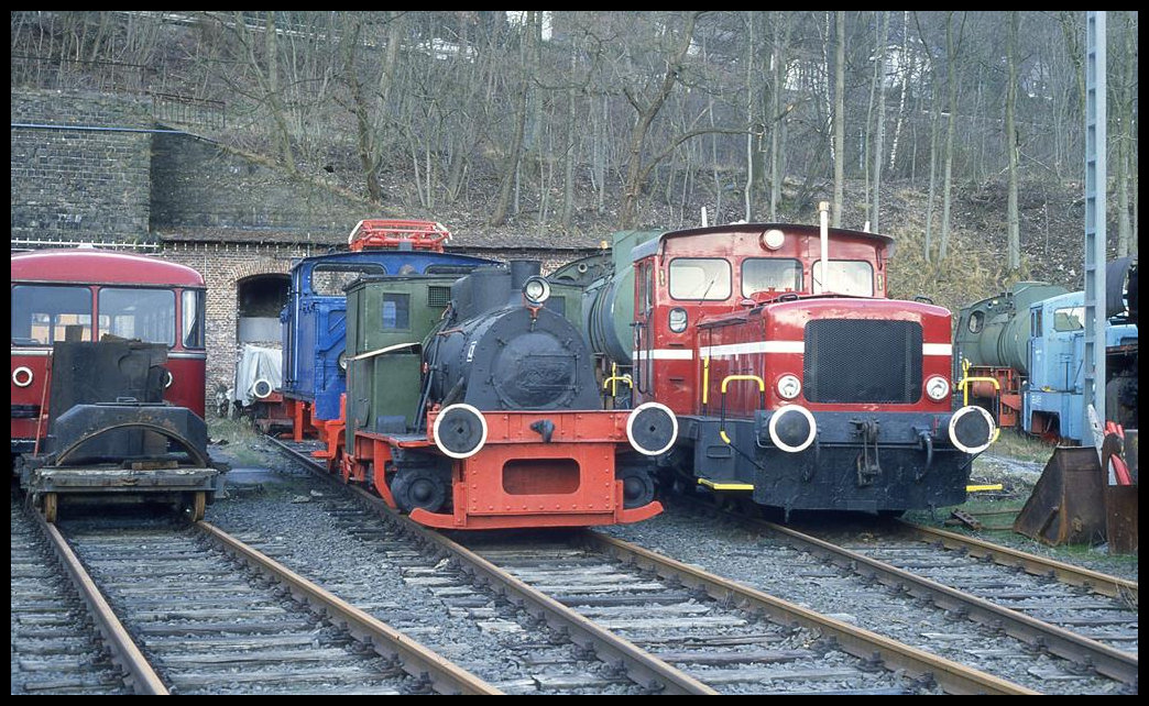 Blick in den Freibereich des BW Dieringhausen am 16.3.1995.