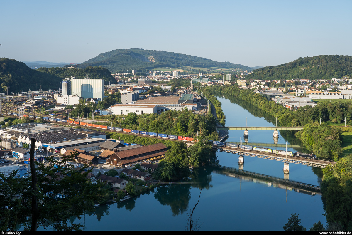 BLS Cargo UKV-Zug mit MRCE 193, BLS Cargo Re 486 und Re 475 am 28. Juli 2020 bei Olten.