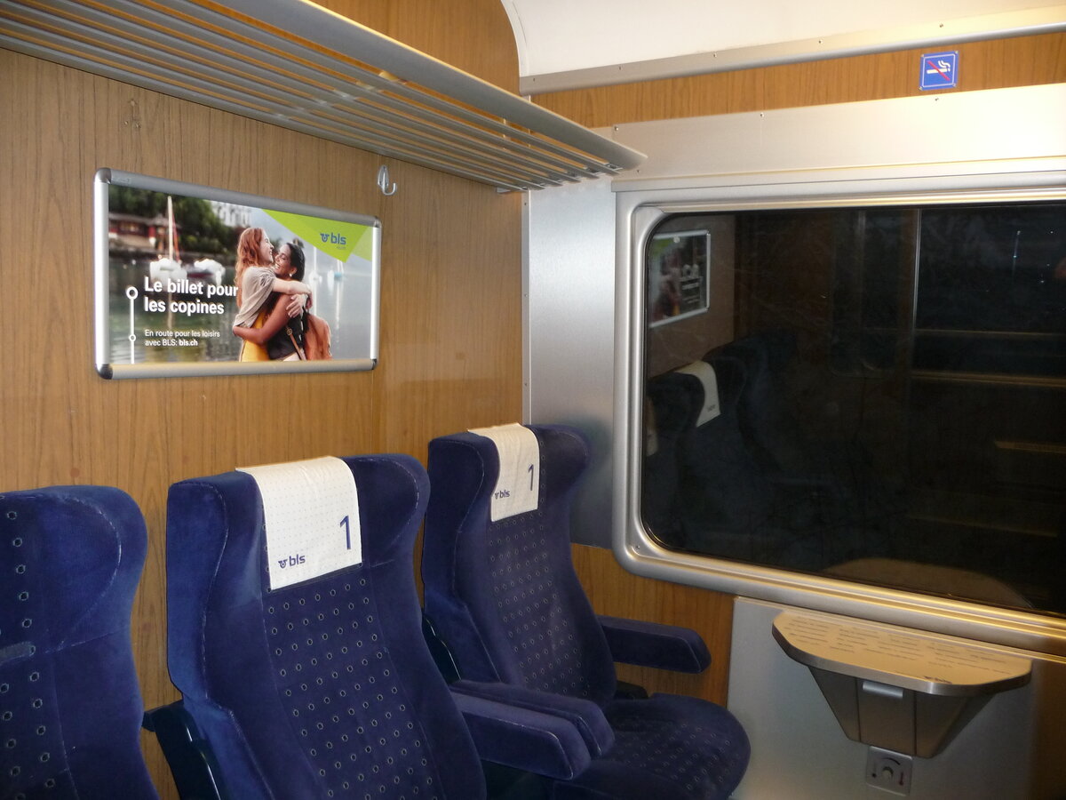 BLS EW III Wagenabteil der 1.Klasse.
11.12.21